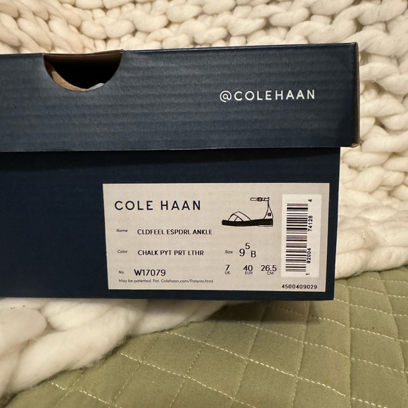 Cole Haan espadrille sandals in light snake print - Picture 6 of 6